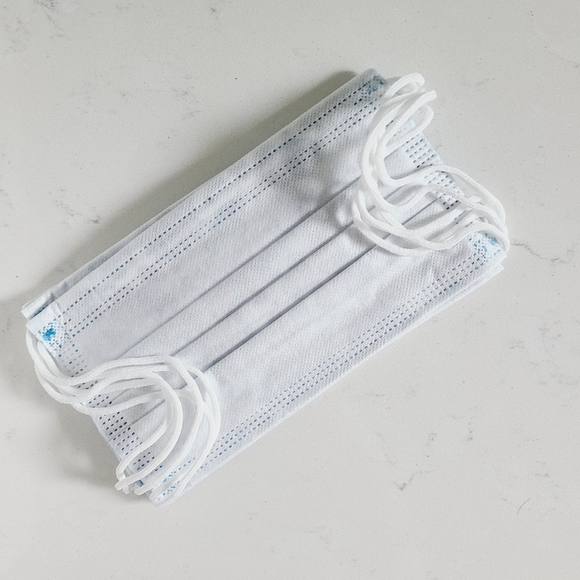 Paisley Facemasks - blue and pink- Set of 3 - Picture 2 of 3